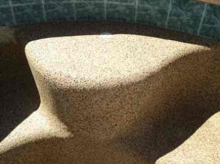 Pebble bench